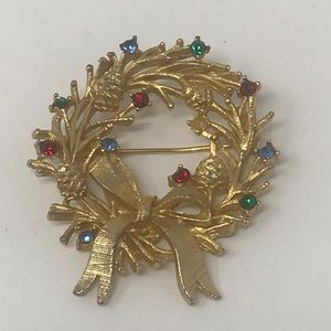 ❤️LJM wreath brooch